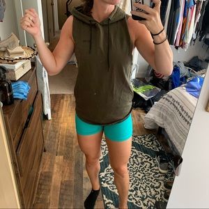 Alpha forward hoodie tank top